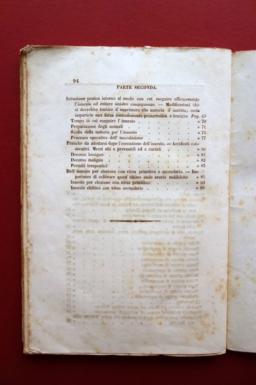 Guida all'Innesto quale Mezzo Preservativo Polmonea dei Bovini Pirotta 1853