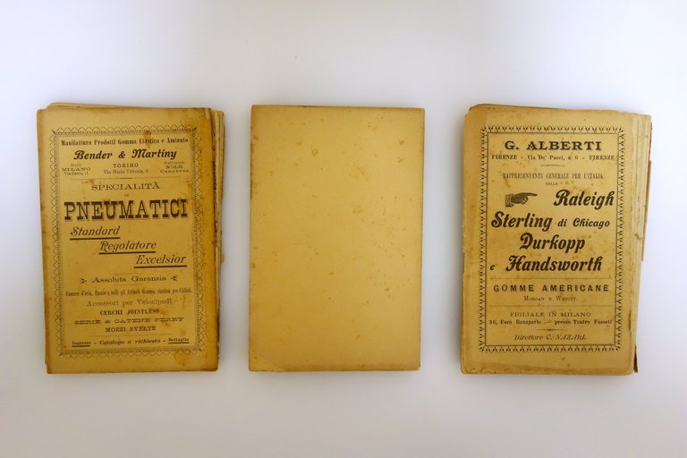 Guida Ciclistica d'Italia 1896 Fascicoli 1 2 3 Roux Frassati …