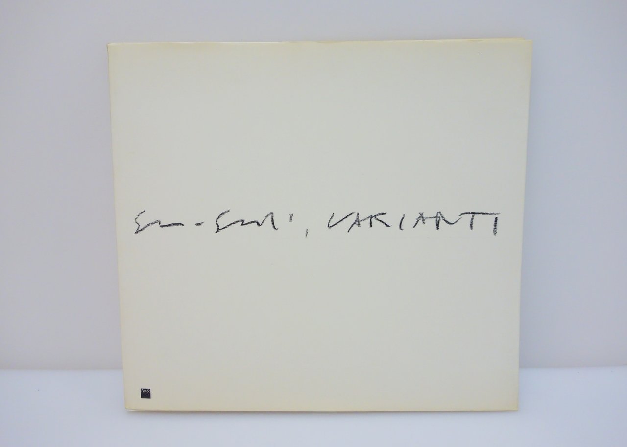 Guido Guidi Varianti Art& Pordenone 1995 Fotografia Rara Prima Edizione | Immagine principale