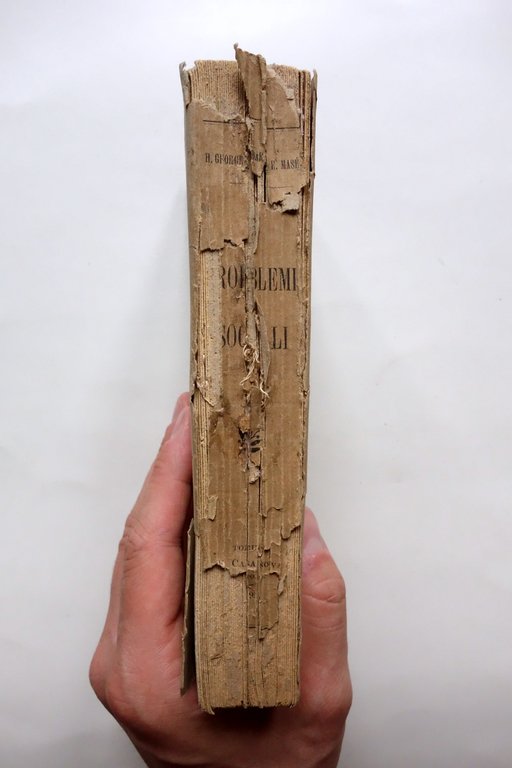 H. George E. MasÈ-Dari Problemi Sociali Casanova Torino 1895 Raro