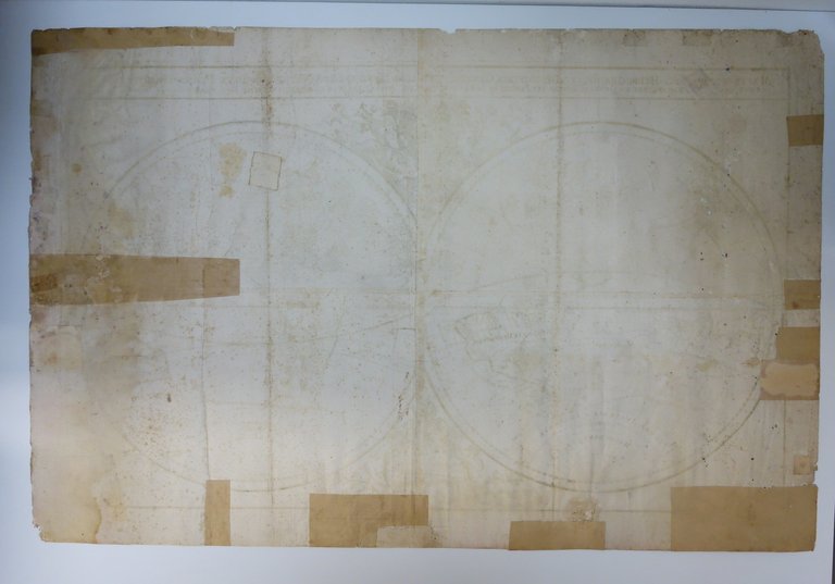 Jaillot Sanson Mappemonde Mappamondo du Globe Terrestre 1674 Incisione | Immagine Gallery 4