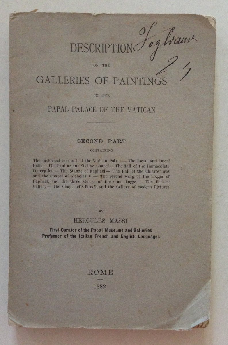 H Massi Description Galleries of Paintings Papal Palace Vatican Second … | Immagine principale