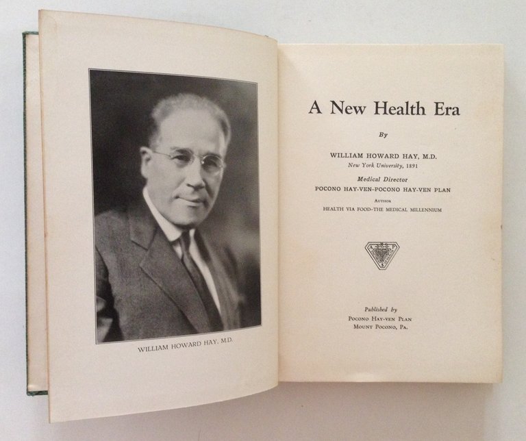 HAY W. H. A NEW HEALTH ERA POCONO HAY VEN …