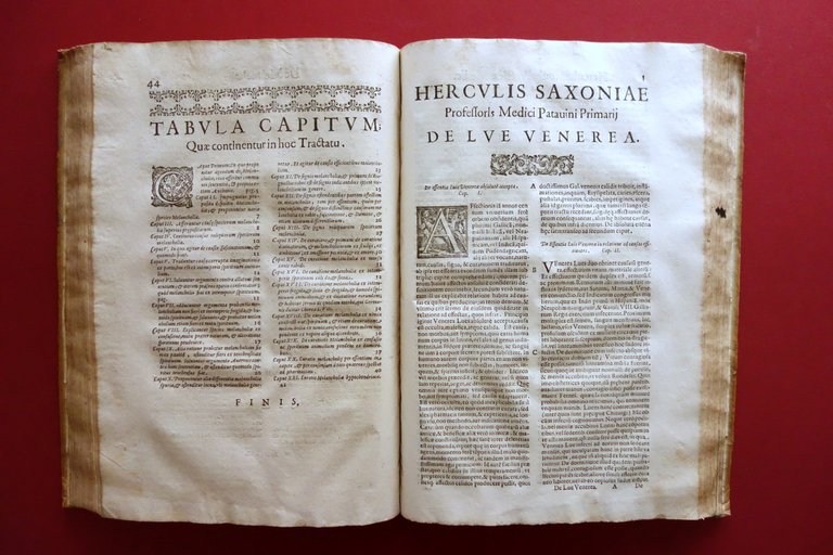 Herculis Saxoniae Patavini Prognoseon Melancholia Lue Venerea De Febribus 1620