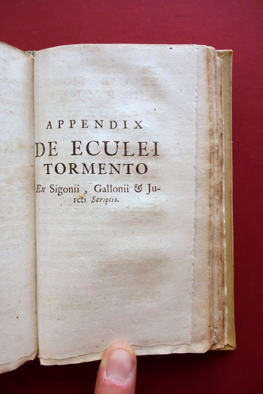 Hieronymi Magii Anglarensis De Tintinnabulis de Equuleo Wetsenium Amsterdam 1689