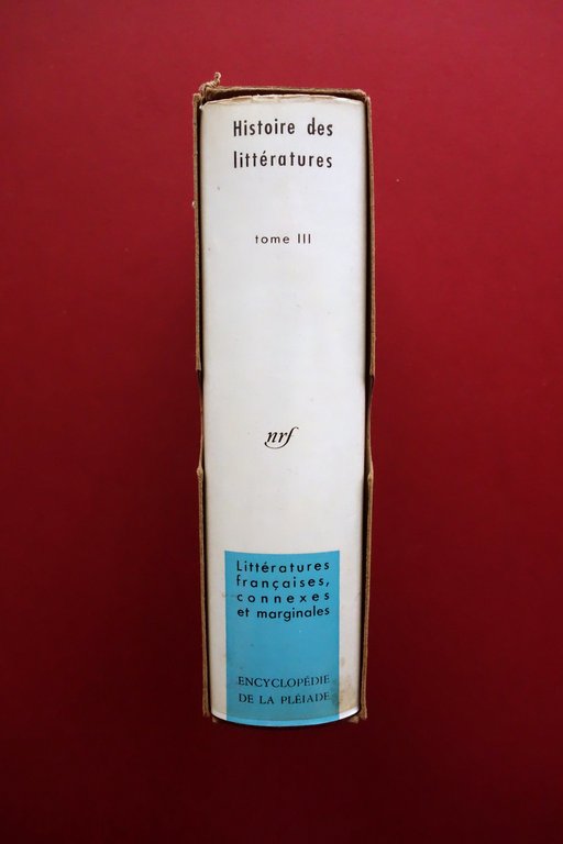 Histoire des Literatures 3 Direction de Raymond Queneau Gallimard Pleiade … | Immagine Gallery 2