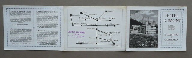 Hotel Cimone San Martino Di Castrozza Dolomiti Brossura Pubblicitaria Primo … | Immagine principale