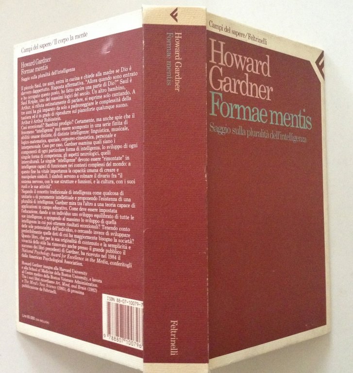 Howard Gardner Formae Mentis Saggio Pluralit‡ dell'Intelligenza Feltrinelli 1987