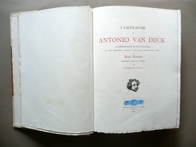 I Capolavori di Antonio Van Dyck Rooses Ricci Hoepli Milano …