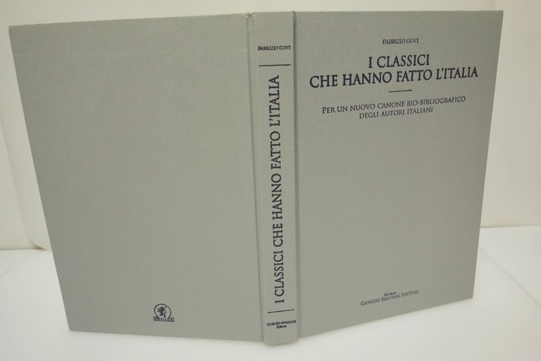 I CLASSICI CHE HANNO FATTO L'ITALIA GOVI RAGONE PREGLIASCO REGNANI …