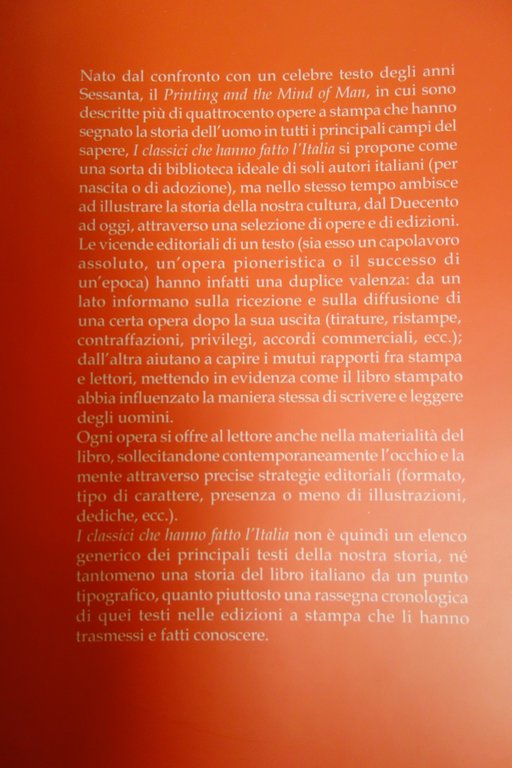 I CLASSICI CHE HANNO FATTO L'ITALIA GOVI RAGONE PREGLIASCO REGNANI …