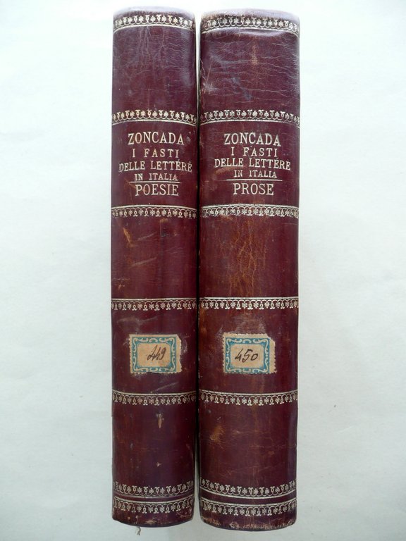 I Fasti delle Lettere in Italia A. Zoncada Poesie Prose … | Immagine Gallery 3