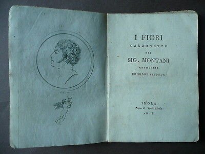 I Fiori Canzonette Poesie Montani Cremonese Venere Italica Canova Veroli …