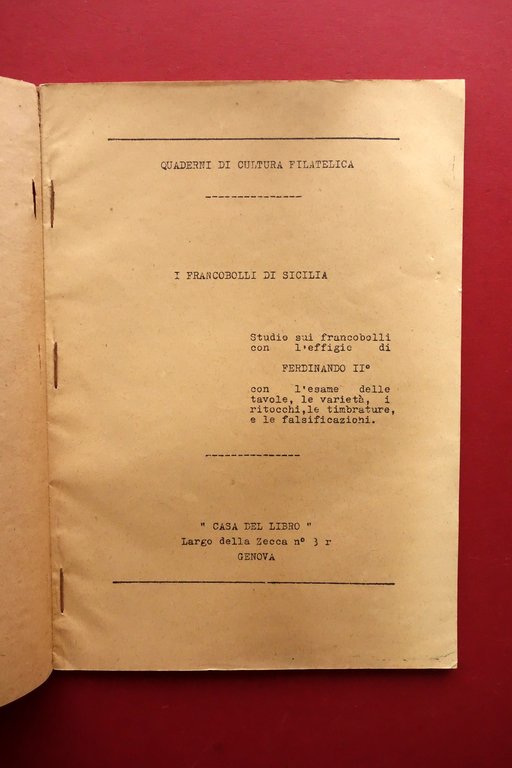 I Francobolli di Sicilia Mario Rigon Casa del Libro Genova … | Immagine Gallery 3