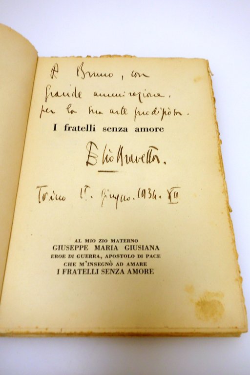 I FRATELLI SENZA AMORE BRAVETTA XILOGRAFIE STAMPINI L'IMPRONTA 1931