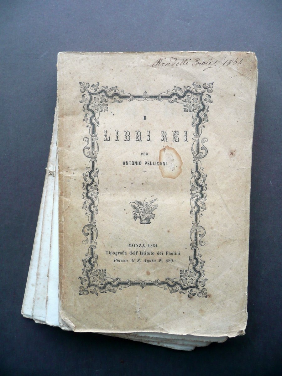 I Libri Rei per Antonio Pellicani Tipografia Istituto dei Paolini …