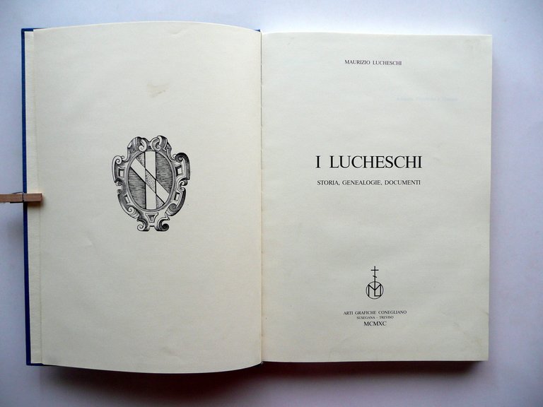 I Lucheschi Storia Genealogie Documenti Arti Grafiche Conegliano Susegana 1990