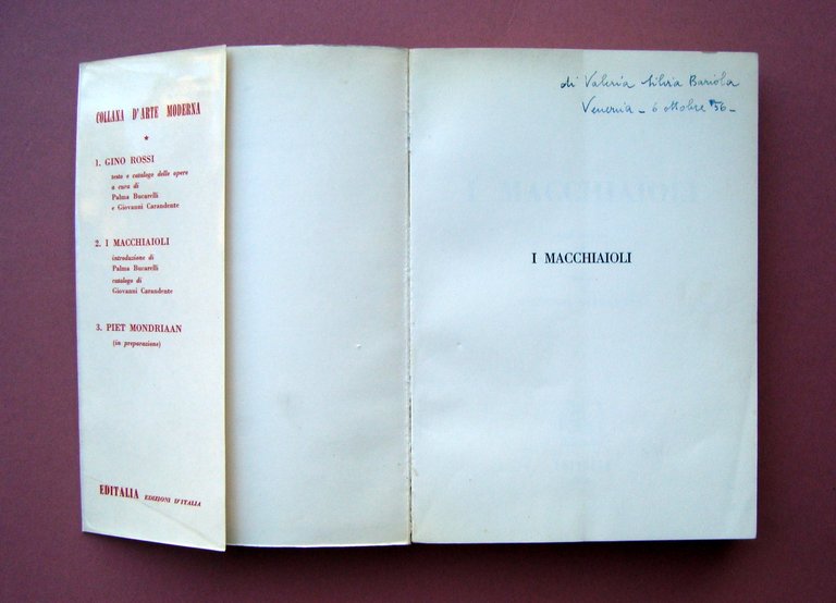 I Macchiaioli Palma Bucarelli Editalia Roma 1956 catalogo mostra Venezia