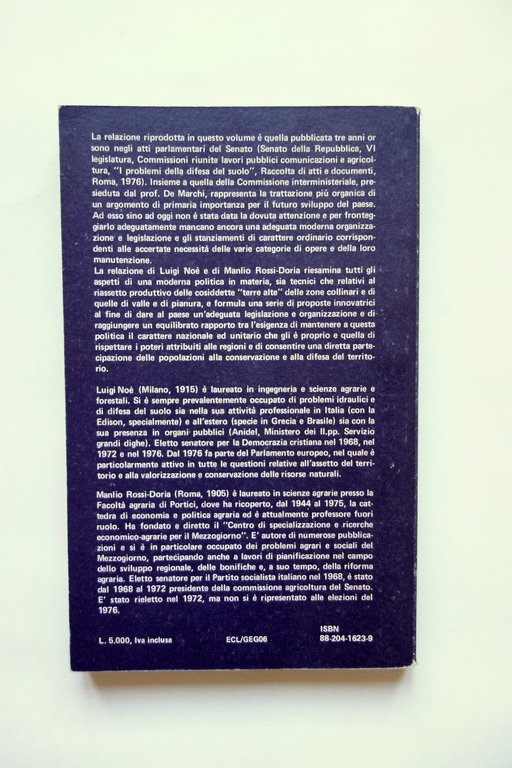 I Problemi della Difesa del Suolo Mezzogiorno NoË Rossi-Doria Franco …