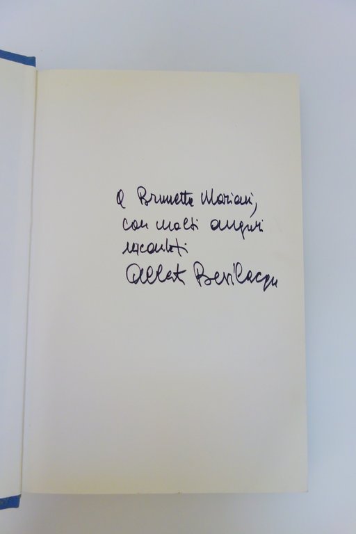 I SENSI INCANTATI BEVILACQUA MONDADORI 1991 ROMANZO CON AUTOGRAFO DELL'AUTORE