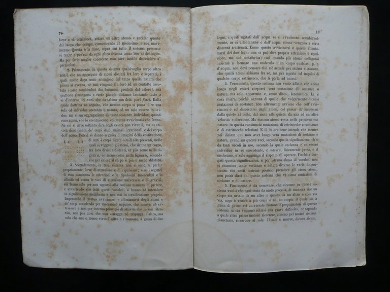 I Sistemi Meccanico e Dinamico Circa la Costituzione dei Corpi …