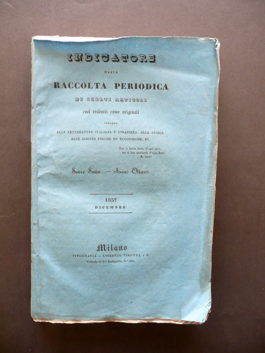 I Templari Ferrario Indicatore Raccolta di Scelti Articoli Pirotta Milano … | Immagine principale