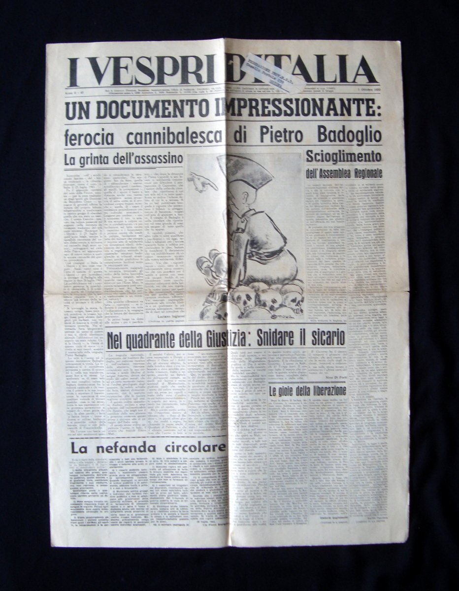 I Vespri d'Italia 1 ottobre 1950 n 40 Pietro Badoglio …