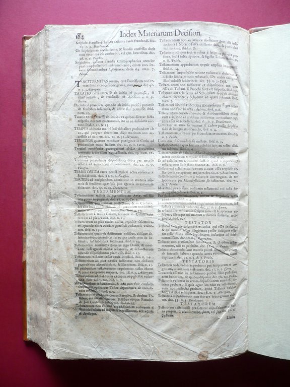 I. Zuffi Tractatus de Criminalis Processus Sacra Rota 1722 Finale …