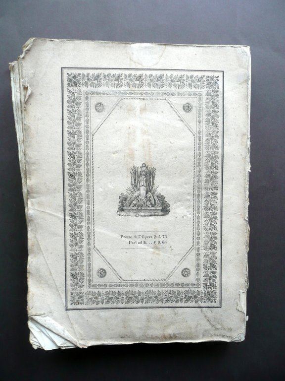 Idee Teoretiche e Pratiche di Ragionateria Registrazione Bornaccini Rimini 1838