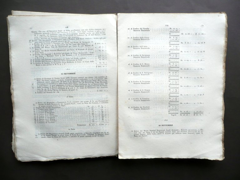 Idee Teoretiche e Pratiche di Ragionateria Registrazione Bornaccini Rimini 1838