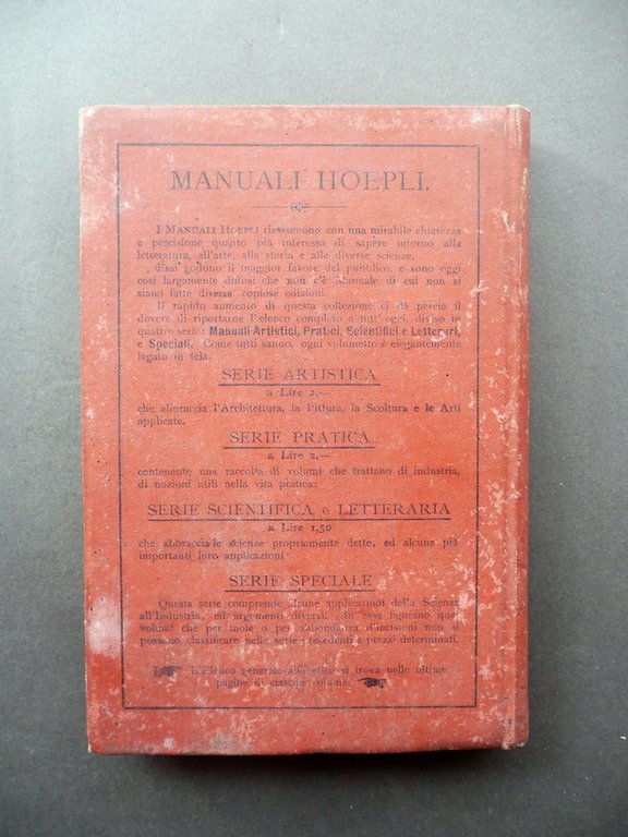 Igiene Scolastica Angelo Repossi Hoepli Milano 1889 Seconda Edizione