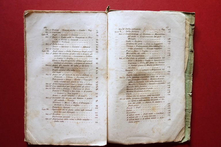 Igiene Veterinaria di Francesco Papa Ceresole e Panizza Torino 1843 …