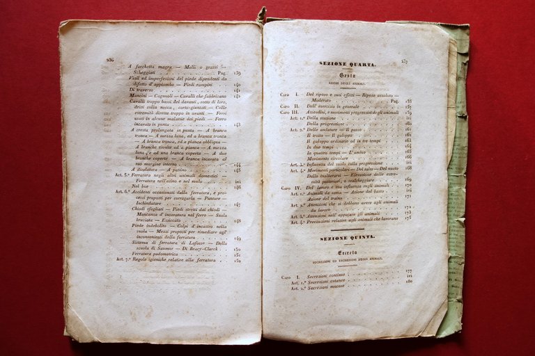 Igiene Veterinaria di Francesco Papa Ceresole e Panizza Torino 1843 …