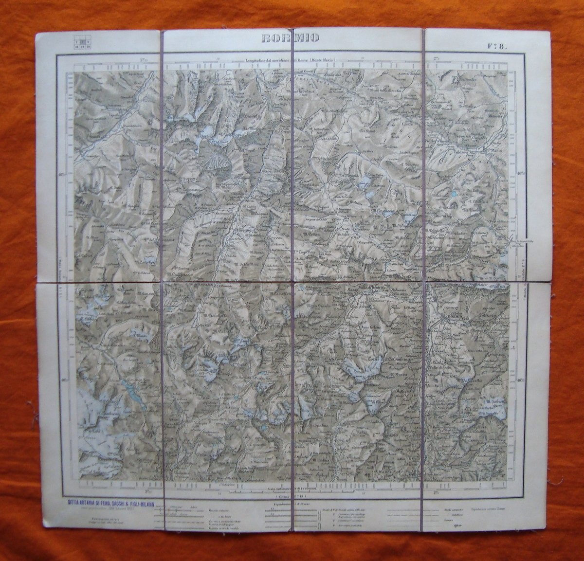 IGM BORMIO GUIDE VIAGGIO GUIDE ALPINE F 8 1910 ED … | Immagine principale