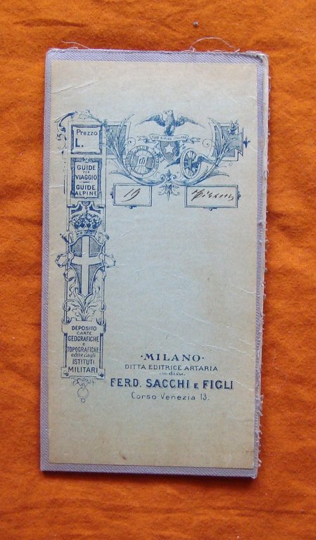 IGM TIRANO GUIDE VIAGGIO GUIDE ALPINE F 19 1907 ED …