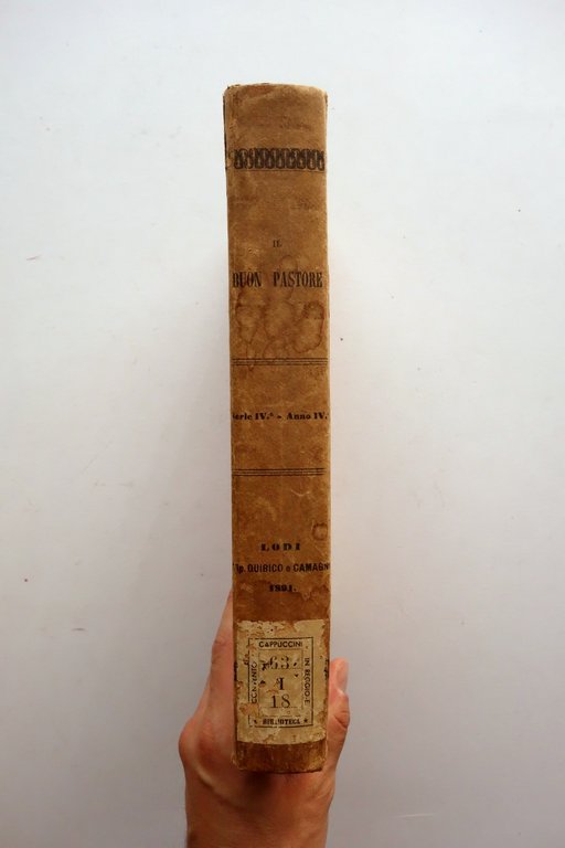 Il Buon Pastore Periodico Religioso Bersani Serie IV Anno VI …