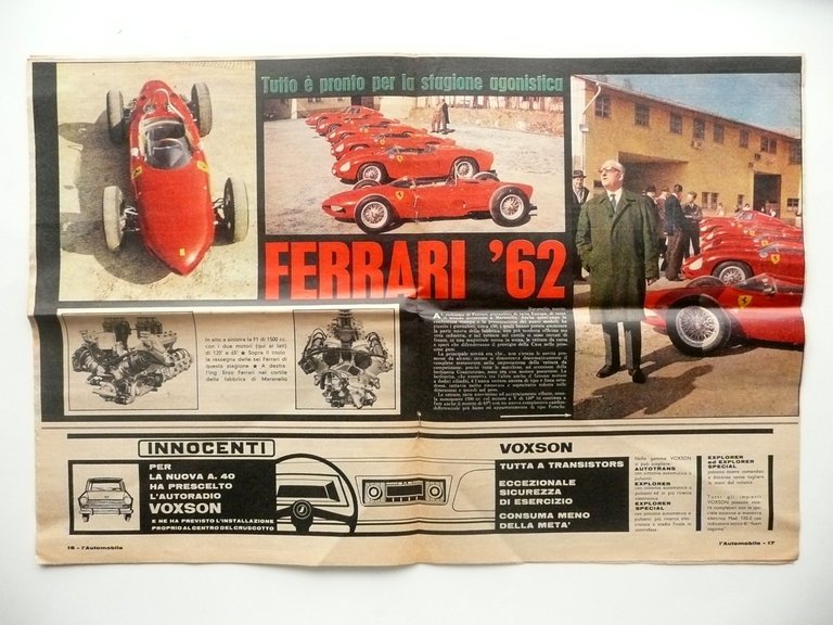 Il Campione Baghetti e Ferrari del '62 L'Automobile Anno XVIII …