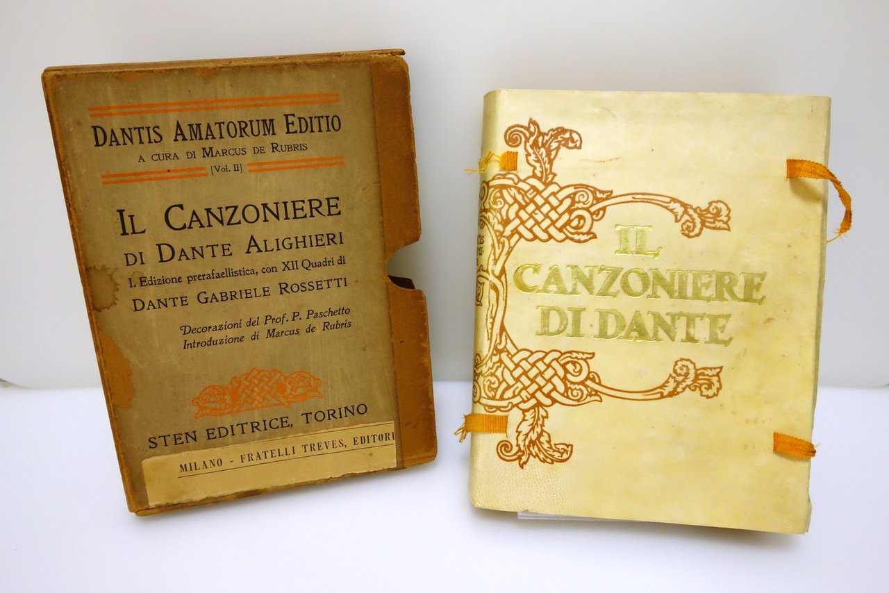 Il Canzoniere di Dante Alighieri Illustrazioni di Rossetti STEN 1921 …