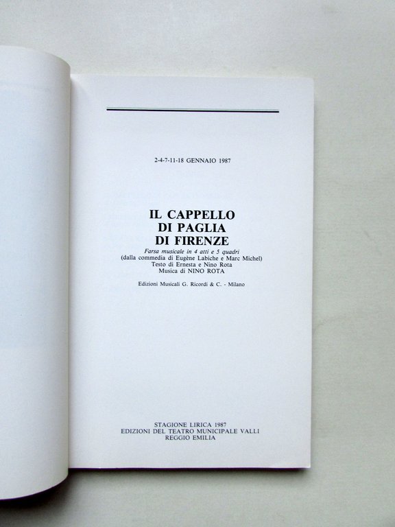 Il Cappello di Paglia di Firenze Musica di Nino Rota …
