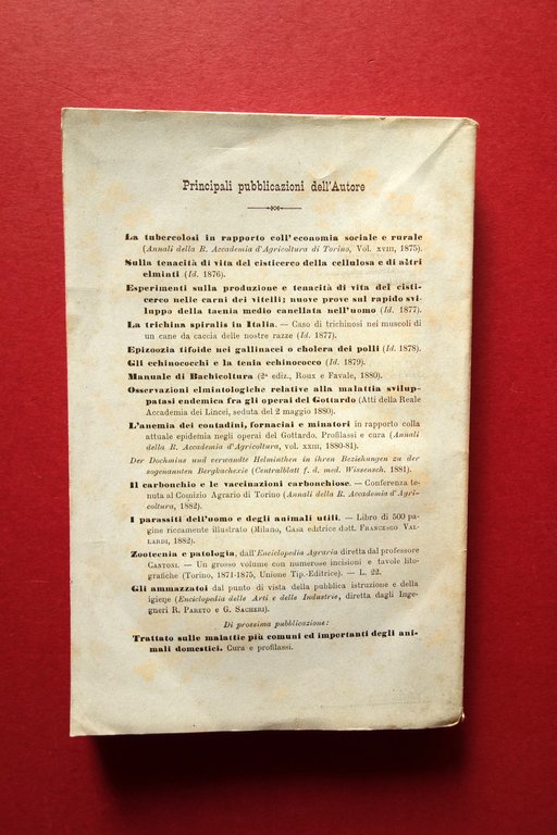 Il Carbonchio Mezzi Preventivi e Curativi E. Perroncito Torino 1885 … | Immagine Gallery 3