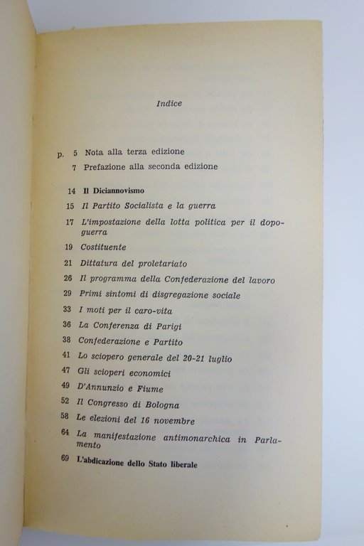 IL DIACIANNOVISMO NENNI EDIZIONI AVANTI 1962 SOCIALISMO COMUNISMO FASCISMO