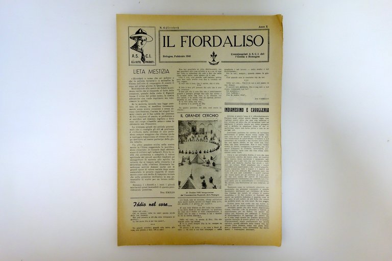 Il Fiordaliso ASCI Anno X N.4 Circolare Bologna Febbraio 1946 … | Immagine Gallery 2