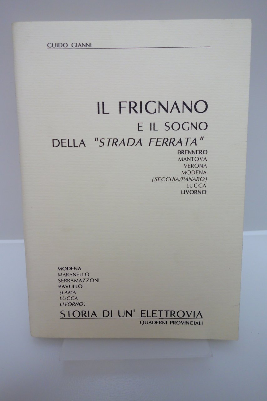 IL FRIGNANO E IL SOGNO DELLA STRADA FERRATA ELETTROVIA PAVULLO … | Immagine principale