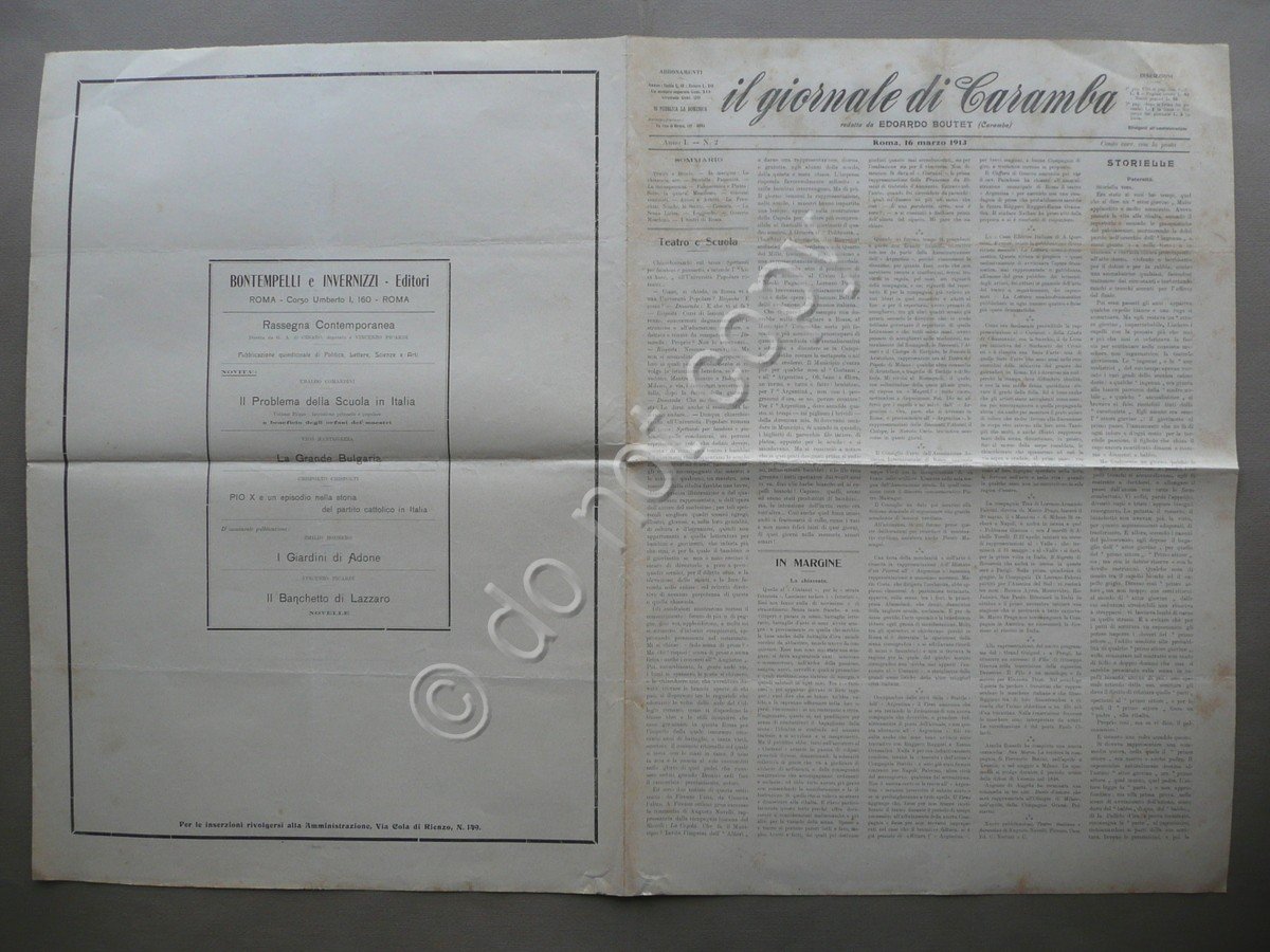 Il Giornale di Caramba Boutet Rivista Anno I N.2 16 …