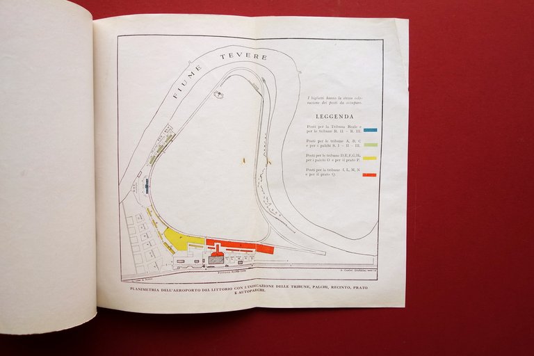 Il Giorno dell'Ala Programma Roma Aeroporto del Littorio 26/5/1932 Aviazione
