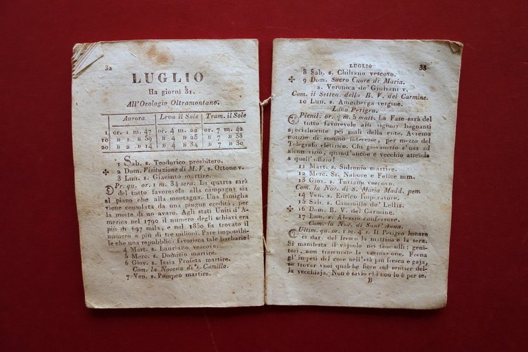 Il Girasole ossia l'Orologio Celeste del Vero Barba Nera Lunario … | Immagine Gallery 6