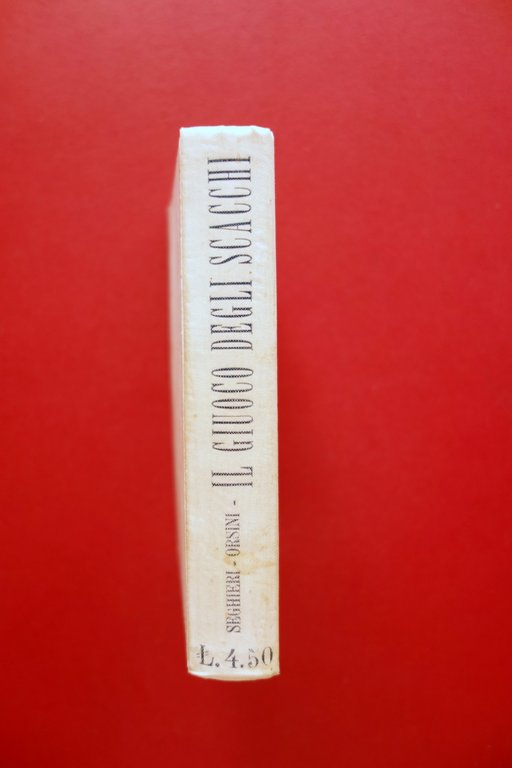 Il Giuoco degli Scacchi Seghieri Orsini Hoepli Milano 1907 III∞ …