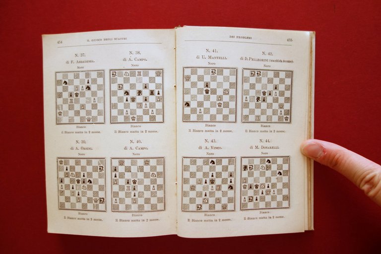 Il Giuoco degli Scacchi Seghieri Orsini Hoepli Milano 1907 III∞ …