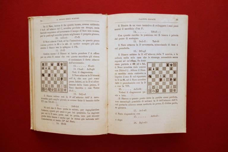 Il Giuoco degli Scacchi Seghieri Orsini Hoepli Milano 1907 III∞ …