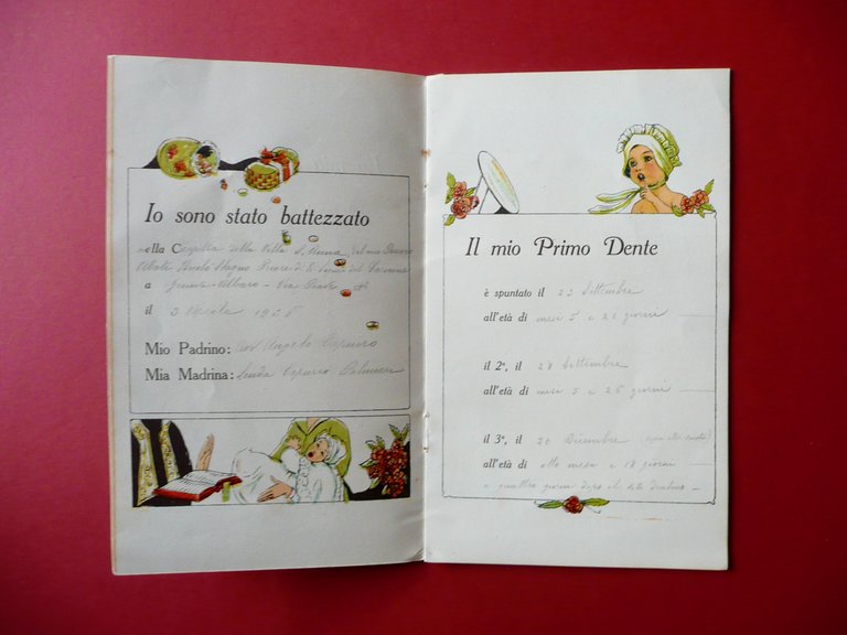 Il Libro di BebË Istituto Nazionale Assicurazioni Genova 1936 Compilato …